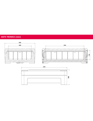 Isothermal container - Capacity 17 liters -...