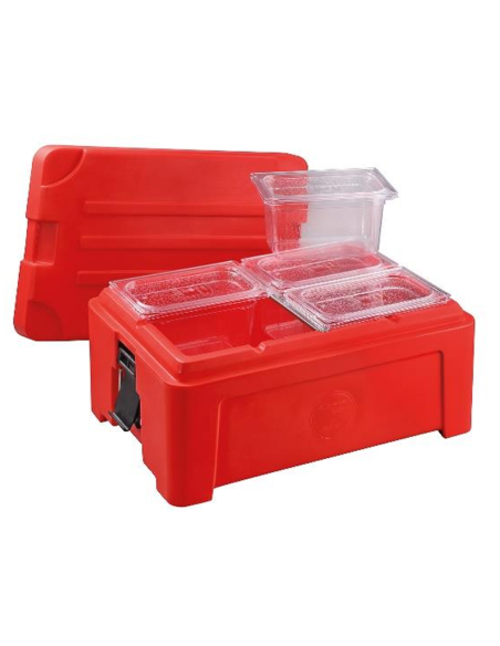 Contenedor intravenoso - Capacidad 24,5 litros - De -30° C a +100 °C - cm 41 x 61 x 25 h