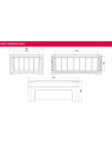 Isothermal container - Capacity 24.5 liters -...