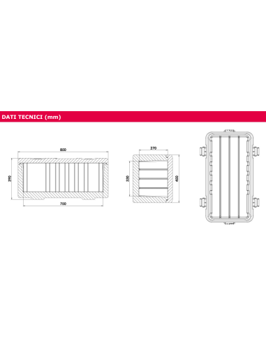 Isothermal container - Capacity 68 liters -...