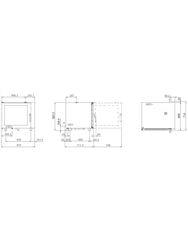 Forno elettrico -N. 6 x GN 1/1 - cm 83.3 x 78 x...
