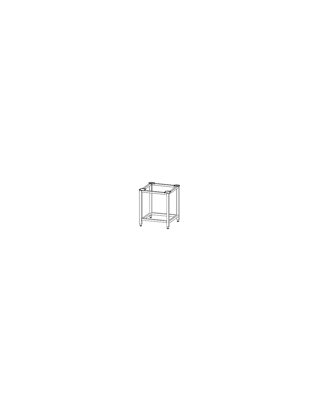 Caballete abierto - cm 58,9 x 57,6 x 85,5h