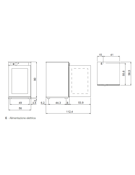 Proofer for 8 trays 43.3 x 33.3 cm or GN 2/3 Proofer for 8 trays 43.3 x 33.3 cm or GN 2/3