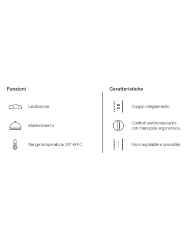 Proofer for 8 trays 43.3 x 33.3 cm or GN 2/3