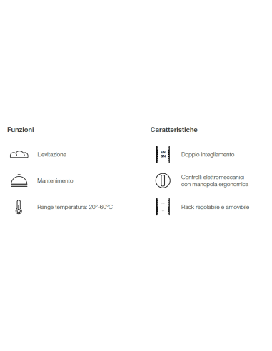Cámara de fermentación para 8 bandejas GN 1/1 o 60x40 cm