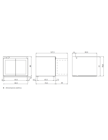 Lievitatore a due colonne da 8+8 teglie GN 1/1 o cm 60x40 Lievitatore a due colonne da 8+8 teglie GN 1/1 o cm 60x40