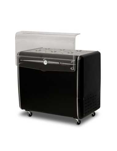Pozzetto gelato - N. 6 + 4 carapinas Lt 7.5 - cm 106.8 x 69 x 98.4 (125.7 h)