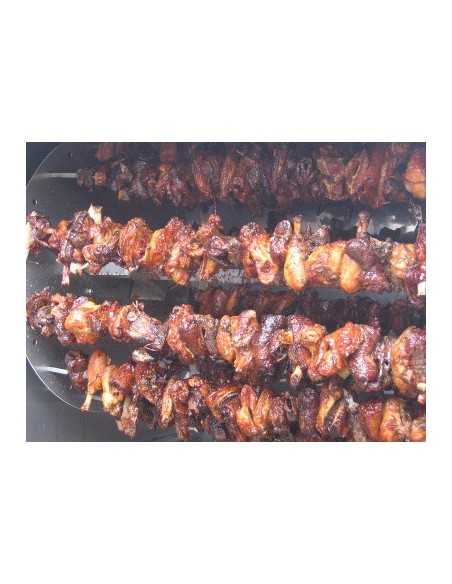 NAsador de mostrador - Asador Bresciano - .4 varillas - Cm 93 x 50 x 100 h