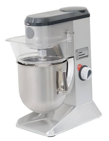 Planetary mixer - Capacity 8 lt - Monophase - cm 29.2 x 41.6 x 52.7 h