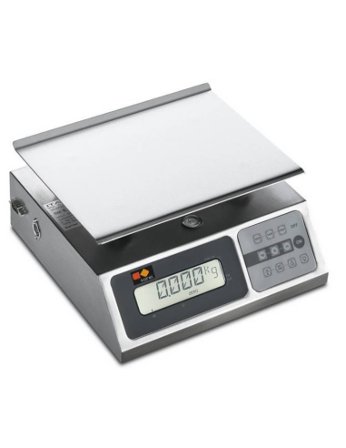 Electronic balance - Capacity 10 kg - Division 2 g - cm 24.3 x 24.3 x 13.2 h