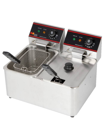 Electric fryer - Capacity lt 4 +4 - cm 43.5 x 37.5 x 31 h