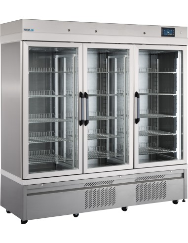 Refrigerador medicamentos - N.3 puertas de vidrio - Capacidad 1310 lt - cm 197 x 64 x 201 h