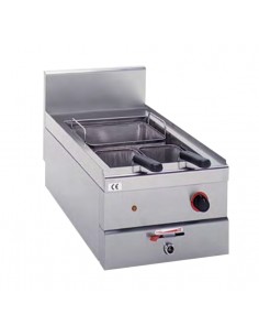 Countertop electric pasta cooker with 20-liter tank and 3 baskets - Three-phase