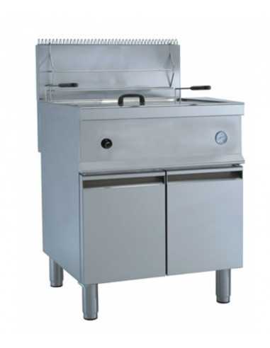 Pastry fryer - A gas - Capacity  lt 35 - cm 70 x 70 x 113.9 h