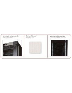 Wine fridge - White-white ash - Temperature +/+18°C - cm... 2