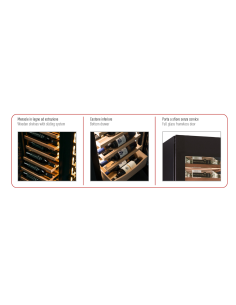 Espositore vino - Temperatura +2 + 12°C/+12°C +20°C - cm... 2