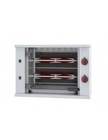 Asador - Eléctrico - N° 2 espadas - Max. 6 pollos - cm 80 x 40 x 55.5 h