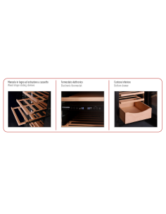 Expositor de vinos - Multi temperatura - cm 92 x 69 x 180 h 2