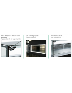 Banco alimentare - Ventilato - Vetro dritto - cm 131 x... 2