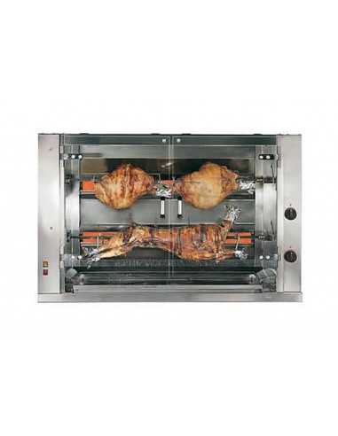 Asado grande maxi spiedo - N° 2 espada - Carne kg 15 +15 - cm 152.8x 60 x 97 h