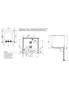 Electric oven - N.6 x GN 1/1 or 60 x 40 cm - cm 85 x 91.5... 2