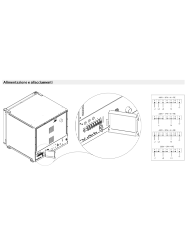 Gas oven - N. 6 x GN 1/1 or 60 x 40 cm - cm 85...