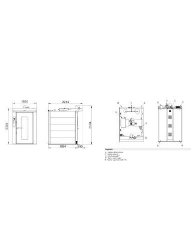 Forno elettrico touch - N.18x cm...