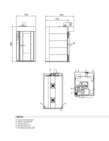 Electric oven touch - N.15 x cm...