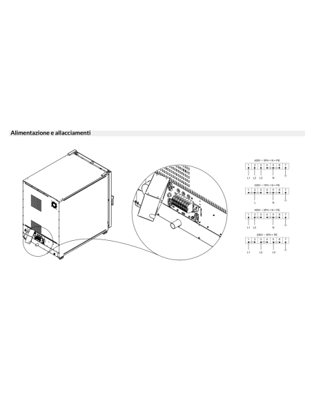 Electric oven touch - N.10 x cm 40x80/76x46 - cm 80 x 130 x 112h