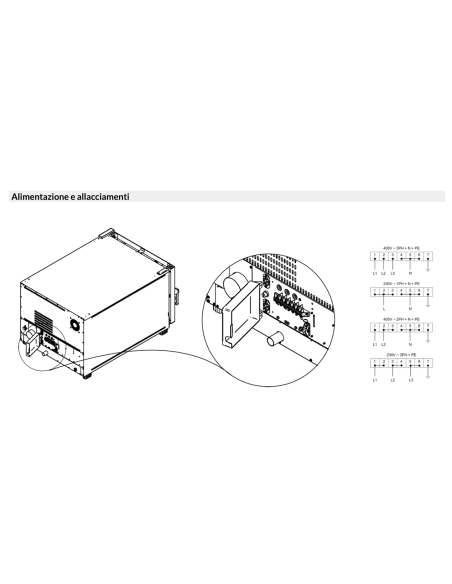 Electric oven - N.5 x cm 40x60/66x46 - cm 80 x 115 x 67h
