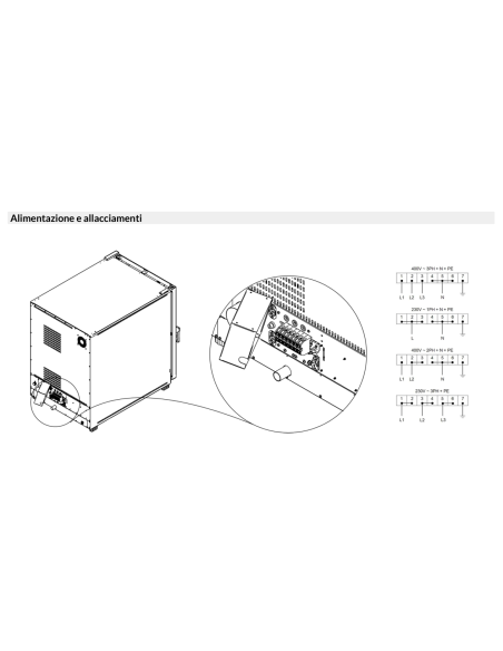 Forno elettrico touch - N.10 x cm 40x60/66x46 - cm 80 x 115 x 112h