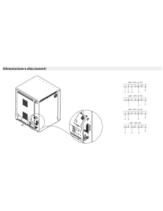 Forno elettrico - N.10 x cm 40x60/66x46 - cm 100x 90x 114.5h 2