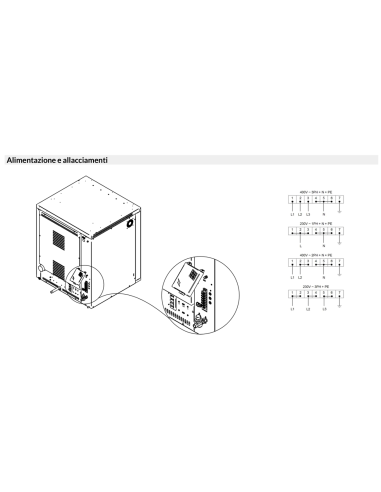 Horno eléctrico - N.10 x cm 40x60/66x46 - cm...