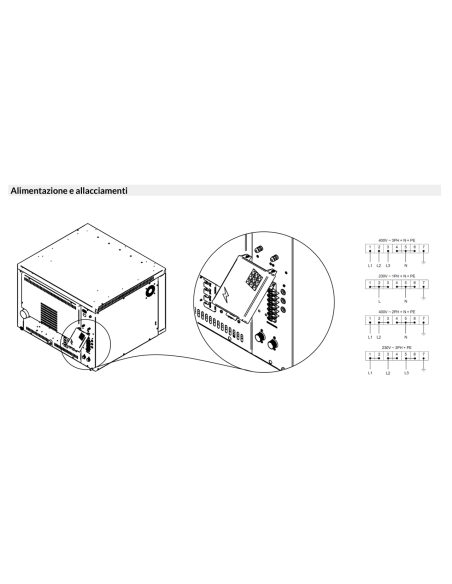 Electric oven touch - N.6 x cm 40x60/66x46 - cm 100x 90x 69.5h
