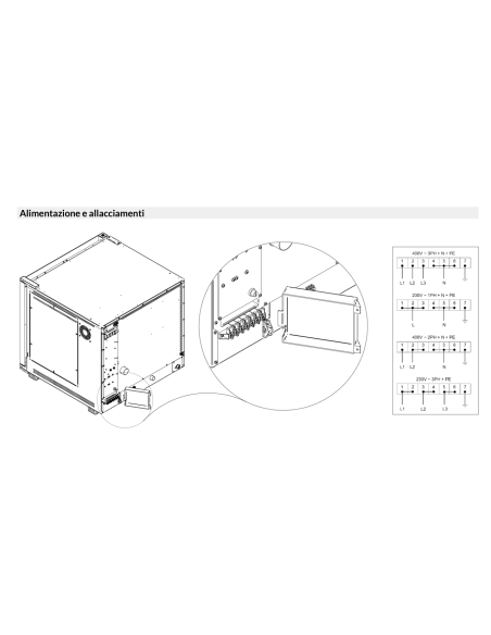 Forno elettrico touch - N. 10 x cm 40 x 60/46x66 - cm 85 x 93 x 115 h