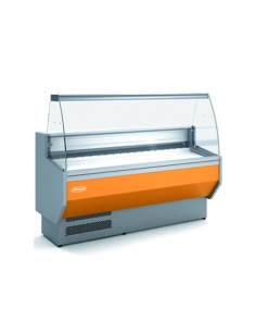 Refrigerated meat counter - Static - Cannot be ducted - Temperature -1°C/ 5°C - Curved glass - cm 152.5 x 80 x 123 h