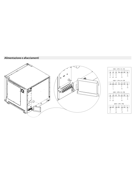Forno elettrico touch - N.6 x cm 40 x 60/46x66 - cm 85 x 93 x 83h