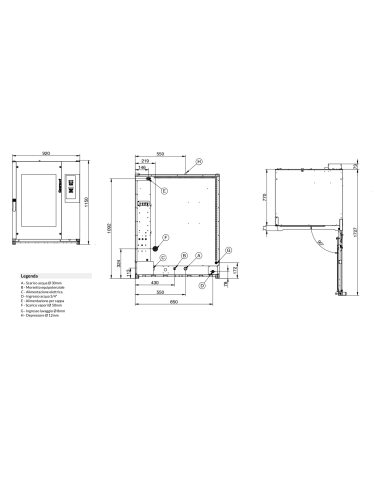 Horno eléctrico - N.20 x GN 1/1 o n.10 x GN 2/1...