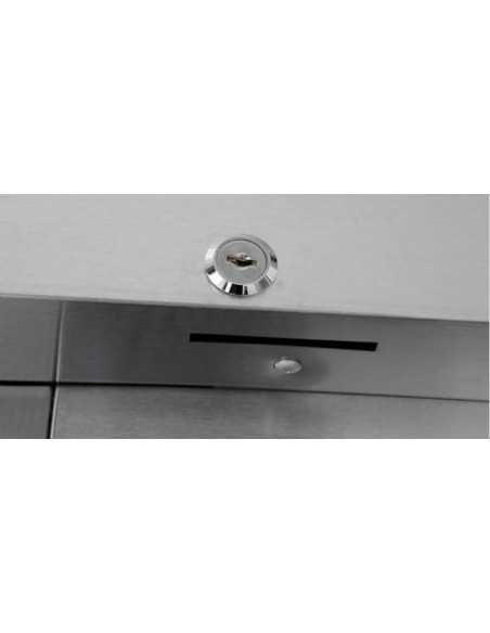 Freezer cabinet glass door 410 liters - cm 60 x 73 x 194.5 h