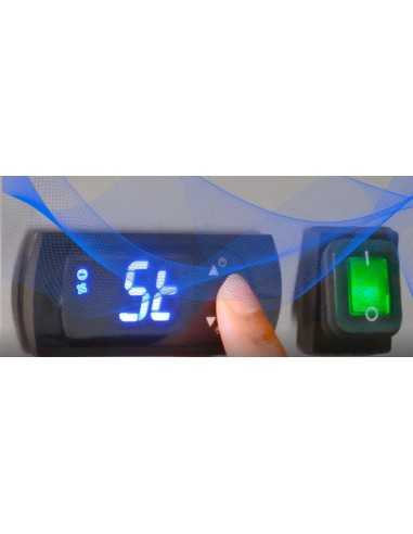 Tavolo refrigerato con 3 porte - Tropicalizzato - Alzatina