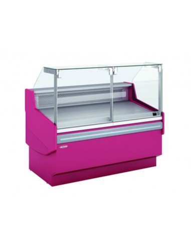 Butcher's Bench - Ventilated - Straight Glass - cm 130.5 x 121.5 x 123 h