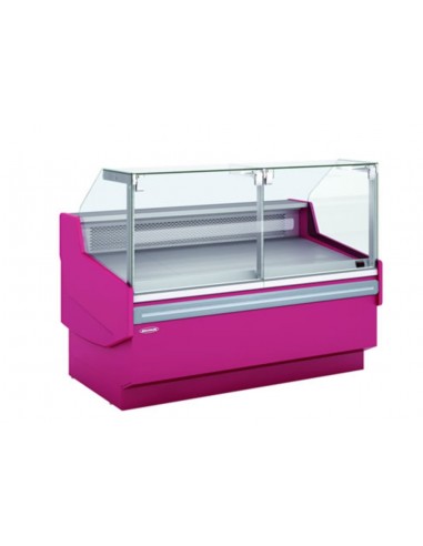 Butcher's Bench - Ventilated - Straight Glass - cm 152.5 x 121.5 x 123 h