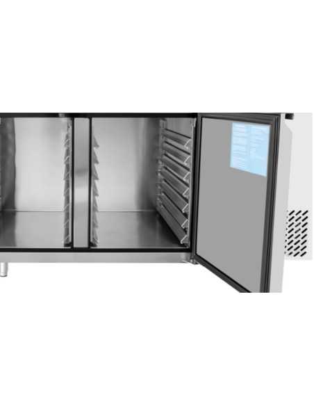 Refrigerated table 2 doors - Tropicalized - cm 151 x 80 x 85h