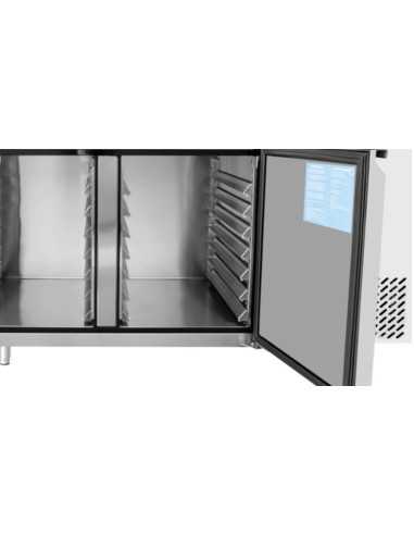 Refrigerated table 3 door - Tropicalized - cm 210 x 80 x 85h