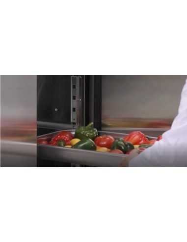 Banco pizza 3 porte - cm 136.5 x 70 x 100 h