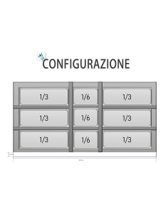 Mostrador para pizza con 2 puertas - cm 90 x 70 x 95 h 2