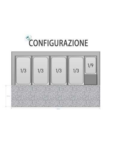 Pizza counter 2 door - Ingredient holder - cm 90 x 70 x 115.7 h