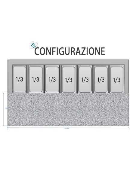 Pizza counter 3 door - Display cabinet - cm 138 x 70 x 116.8 h Pizza counter 3 door - Display cabinet - cm 138 x 70 x 116.8 h