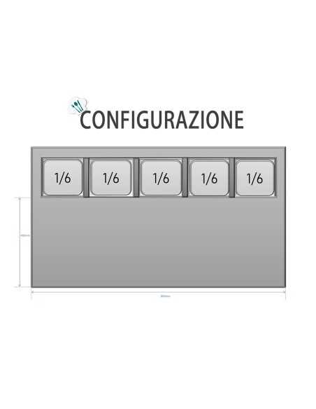 Banco pizza 2 porte - Porta ingredienti - cm 90 x 70 x 110.5 h Banco pizza 2 porte - Porta ingredienti - cm 90 x 70 x 110.5 h