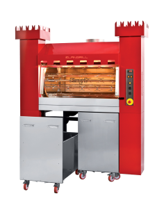 Girarrosto planetario a legna - N. 126 Polli - cm... 2